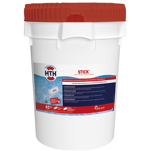 Chlore non stabilisé HTH stick 300 g, 45 kg