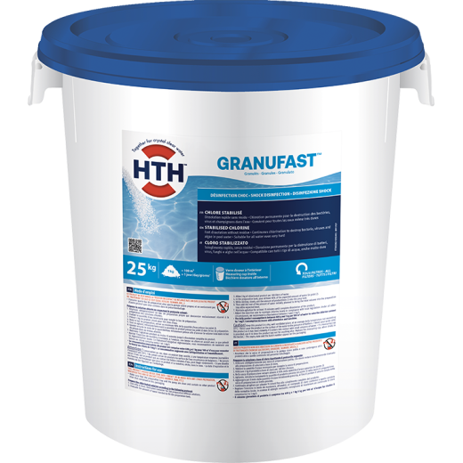 Chlore stabilisé HTH granufast granulés