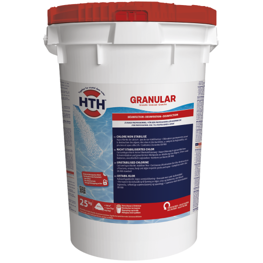 Chlore non stabilisé HTH granular granulés